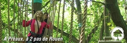 Accrobranche - Laser Game - Paintball  : Préaux 5 kms - La Bertelière The Originals Relais - Rouen